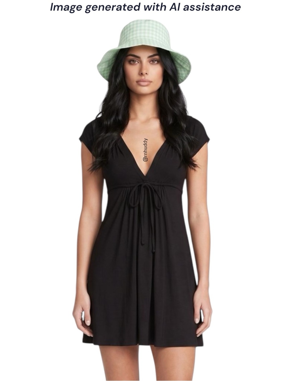 Robin Piccone S black hooded coverup dress